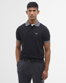 Marlton Tailored Short-Sleeved Polo Shirt Classic Black