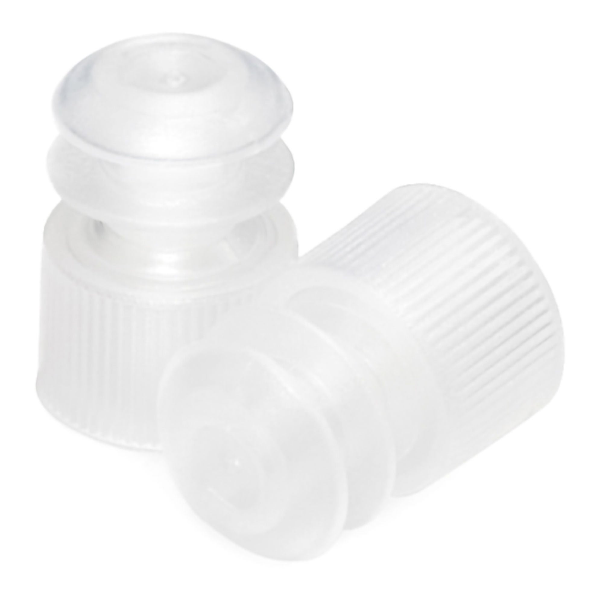 McKesson Flanged Plug Cap, Colorless, Polyethylene, for 12 mm Tubes