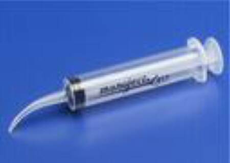 Monoject™ Irrigation Syringe with Curved Tip, 12 mL