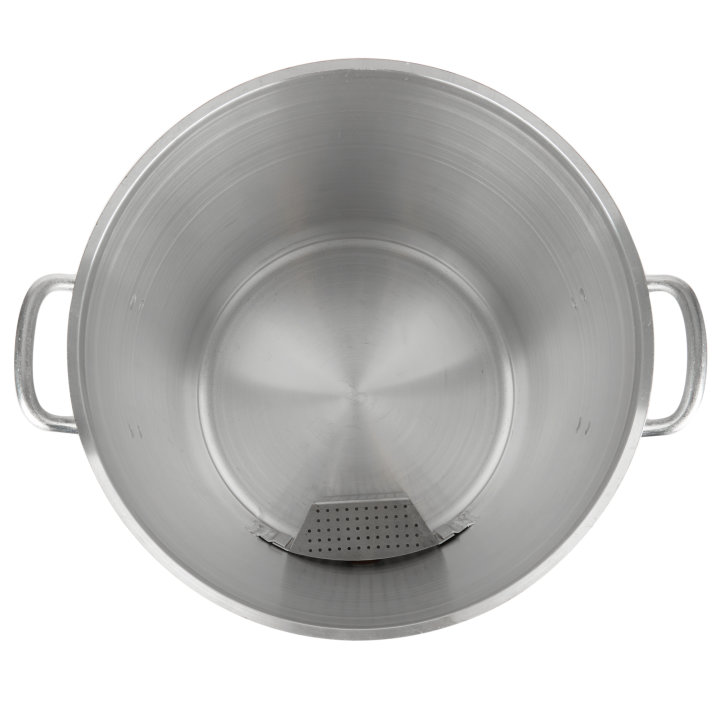 40-quart Wear-Ever® Classic Select™ heavy-duty aluminum stockpot with faucet