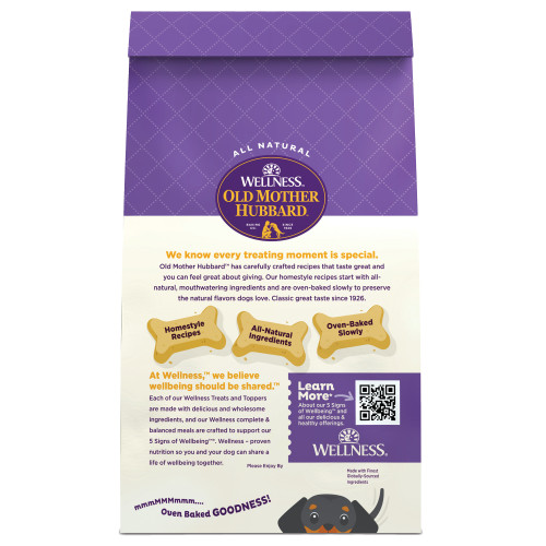 Old Mother Hubbard Classic Chick’N’Apples (Chicken & Apples) back packaging