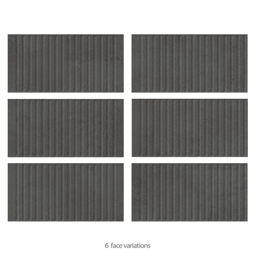 Sample – Kings Loft Black Ceramic Wall Tile