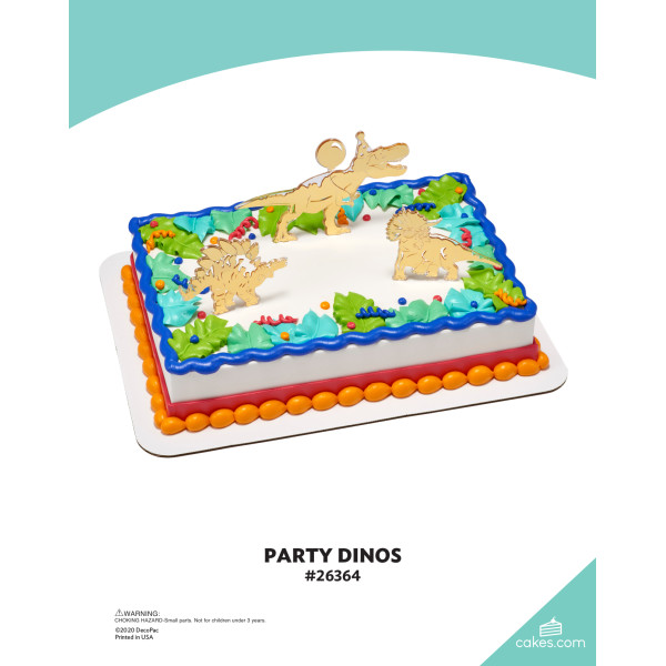 Party Dinos The Magic of Cakes® Icing Only Page