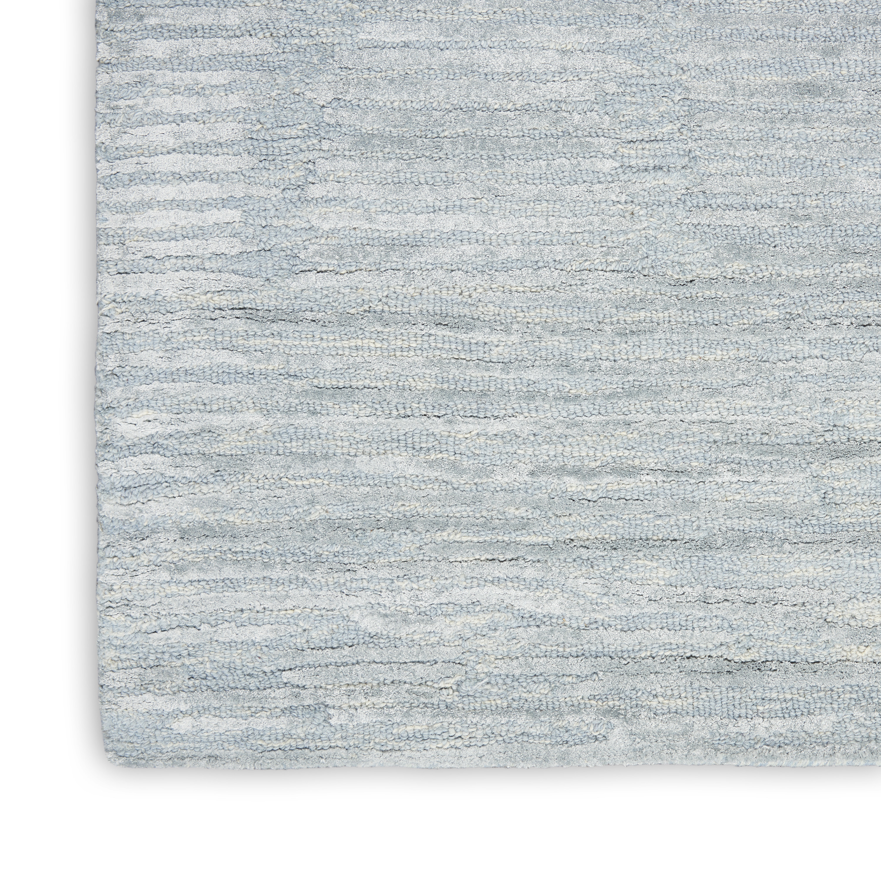 Calvin Klein CK010 Linear 8'6" x 11'6" Light Blue Modern Indoor Rug