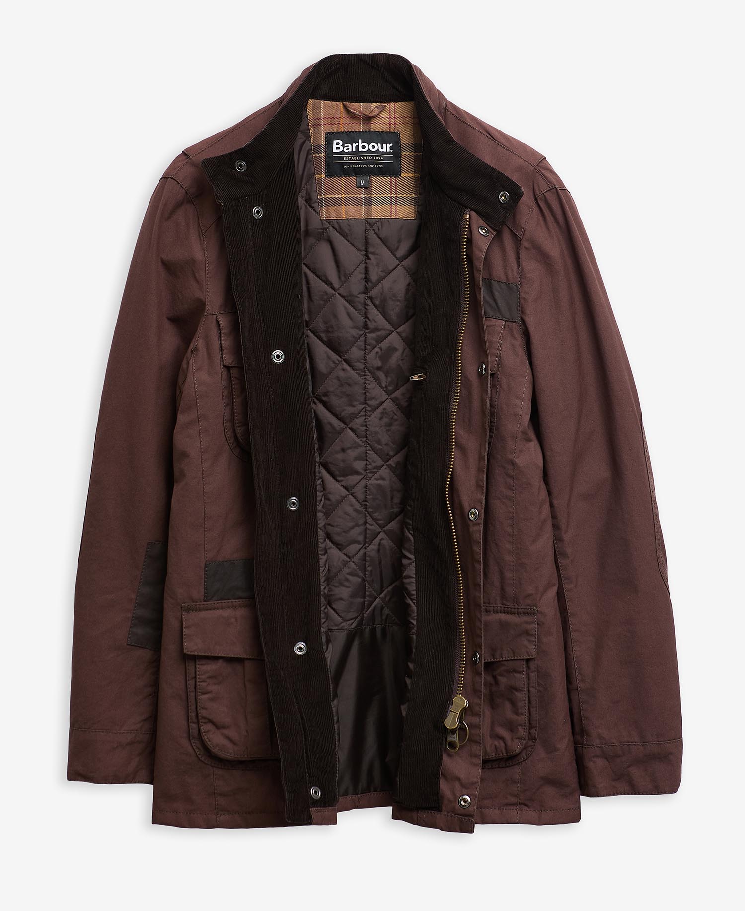 Barbour Re-Loved Corbridge Waxed Jacket - Size M image number 1