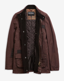 Barbour Re-Loved Corbridge Waxed Jacket - Size M Rustic