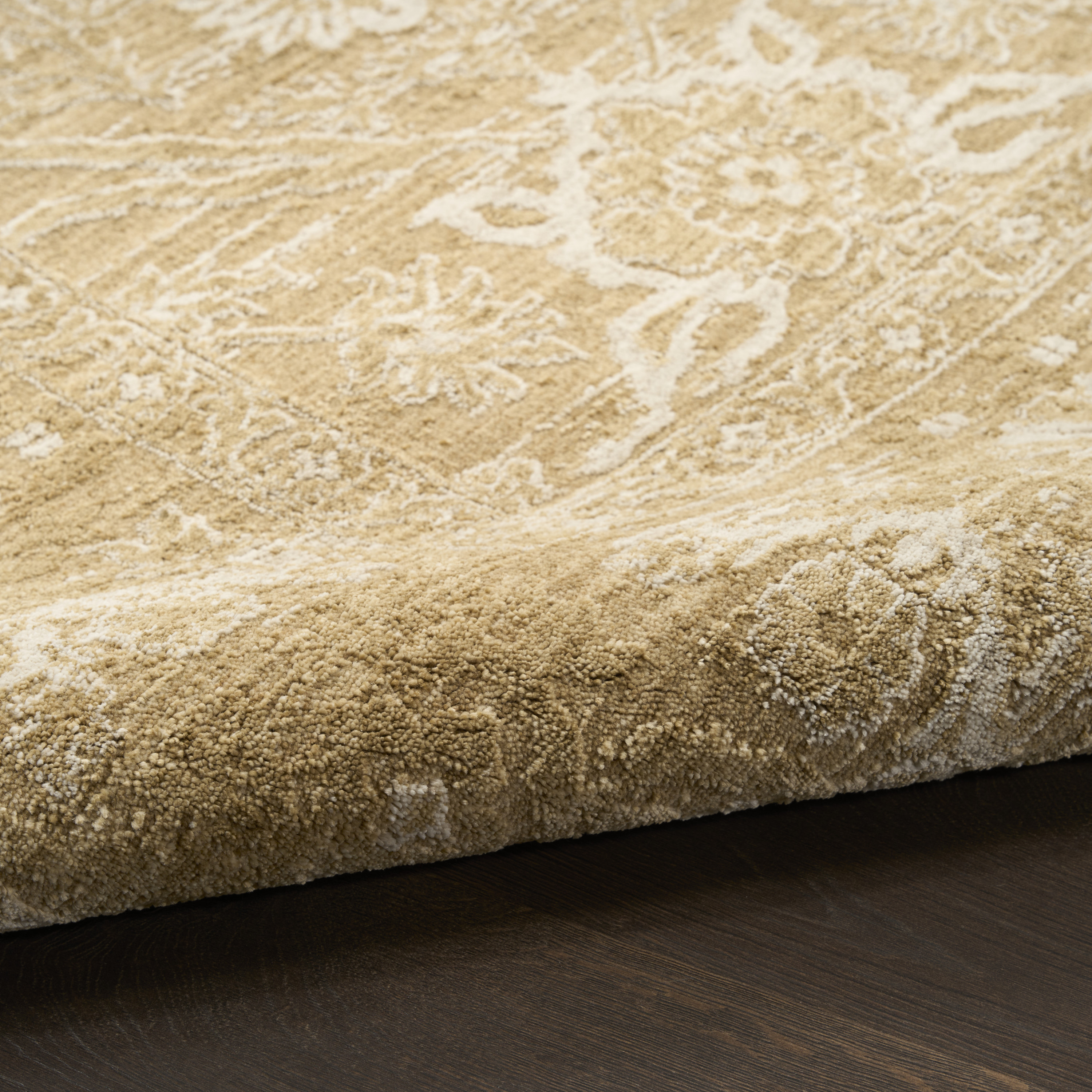 Nourison Moonlit 7'10" x 10'2" Taupe Vintage Indoor Rug