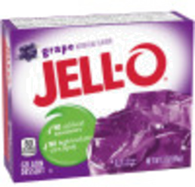 Jell-O Grape Gelatin Dessert, 3 oz Box