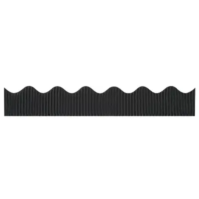 Bordette  Decorative Border, Black,  2-1/4" x 50', 1 Roll