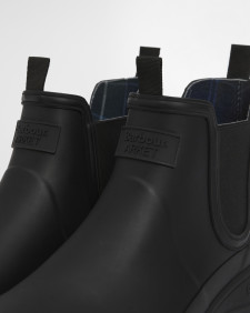 Barbour x ARKET Chelsea Wellingtons Black