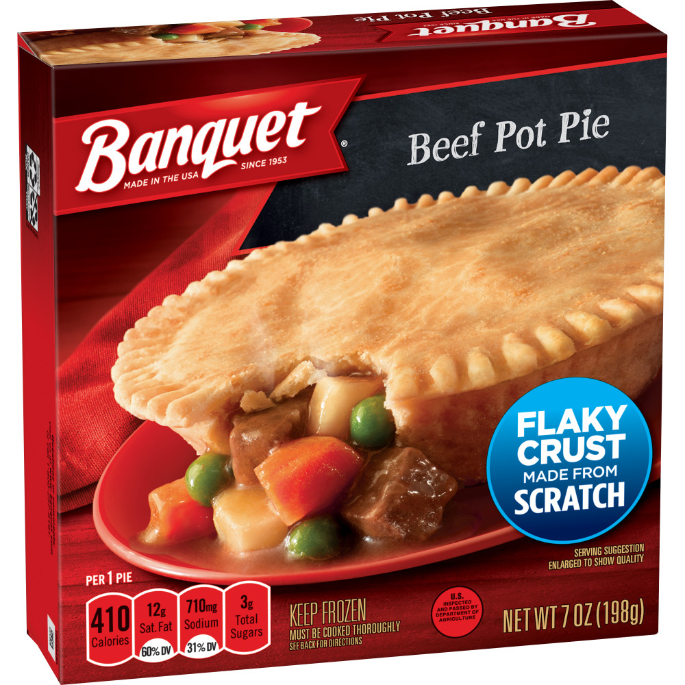 BANQUET Beef Pot Pie For Dollar General Conagra Foodservice