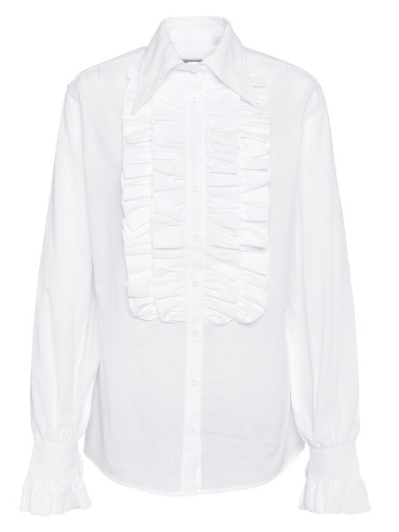 Barbour The Edit by Alexa Maximillian Ruffled Long-Sleeved Shirt Barbour The Edit by Alexa Maximillian Ruffled Long-Sleeved Shirt