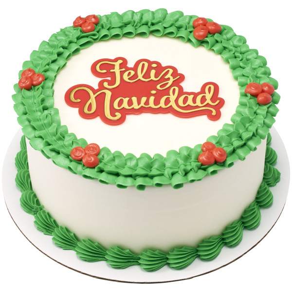 Feliz Navidad Metallic Layon