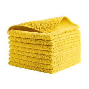 Rubbermaid Commercial, HYGEN™ r-40, 16"x16", Microfiber, Yellow Cloth