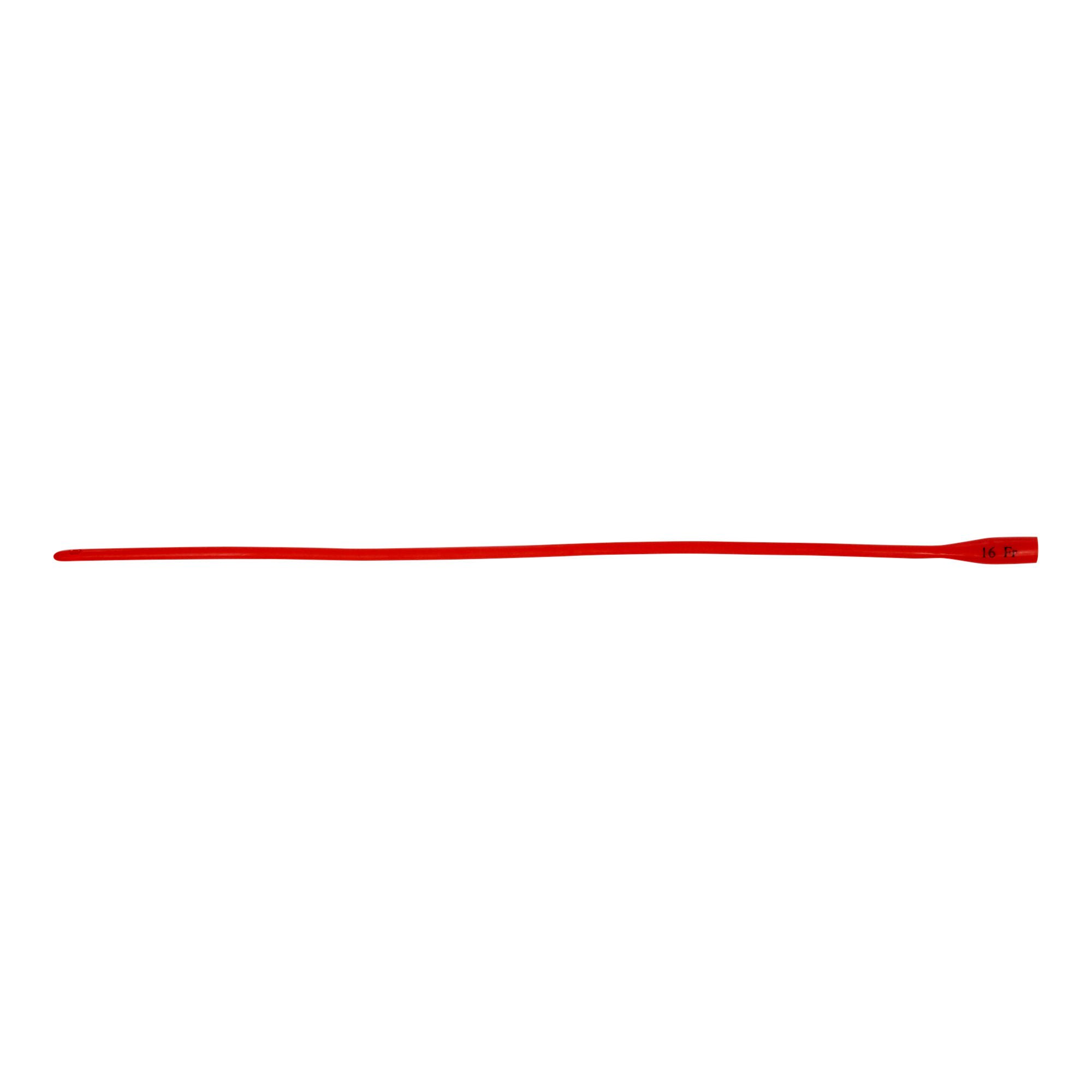 Dover™ Robinson Red Rubber Intermittent Catheter, 16 Fr.