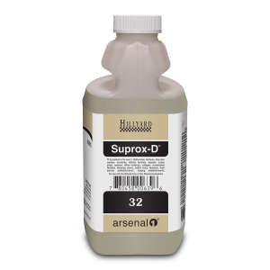 Hillyard, Arsenal Suprox®-D Disinfectant Cleaner, Arsenal® One Dispenser 2.5 Liter Bottle