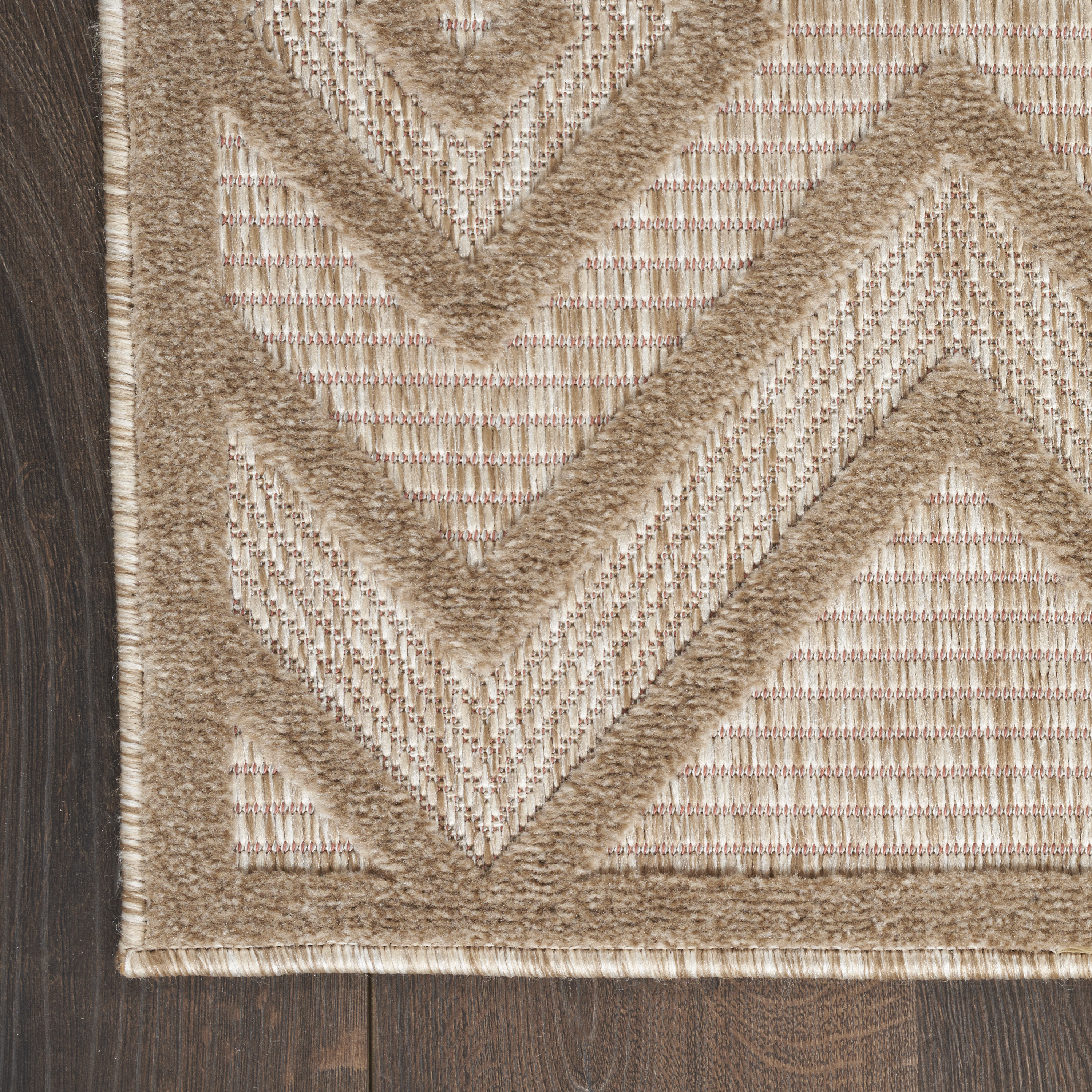 Nourison Versatile 9' x 12' Natural Beige Modern Rug