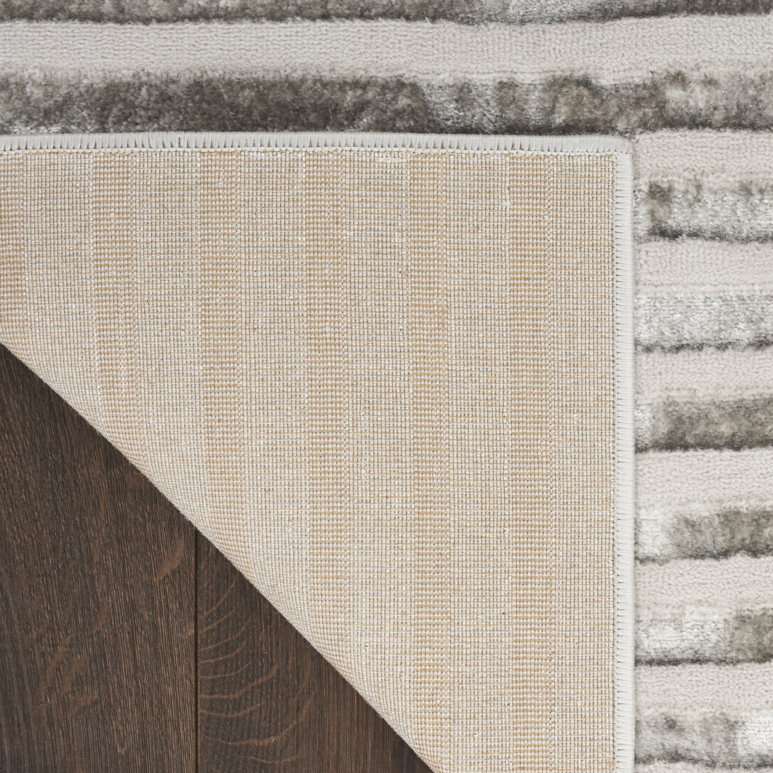 Nourison Splash 9' x 12' Silver Grey Modern Indoor Rug