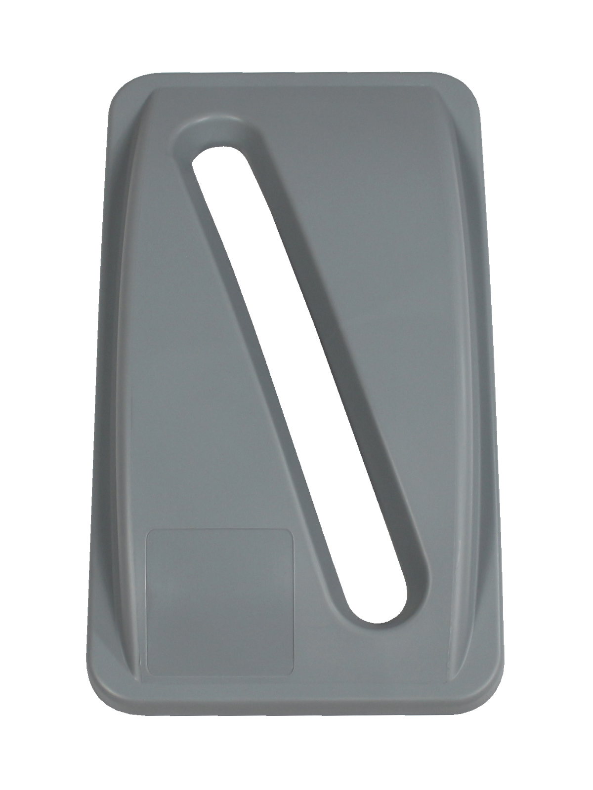 WASTE WATCHER – Single – Lid – Slot – Executive Grey