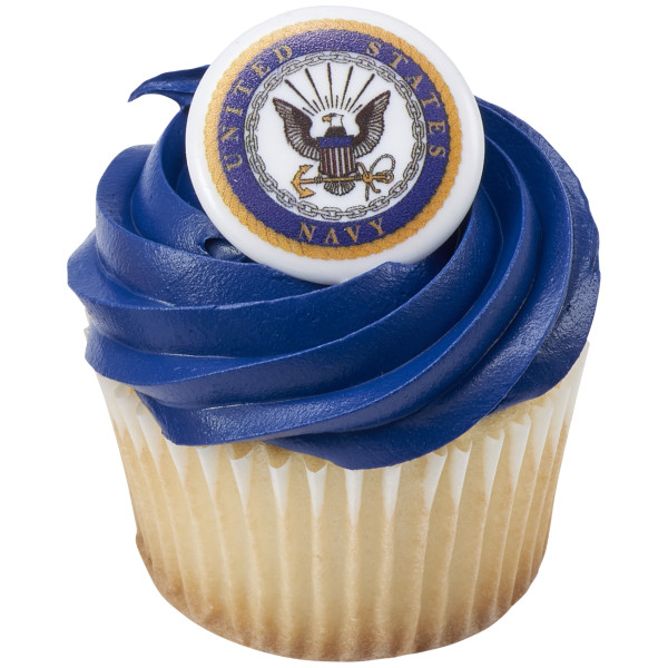 United States Navy Cupcake Rings