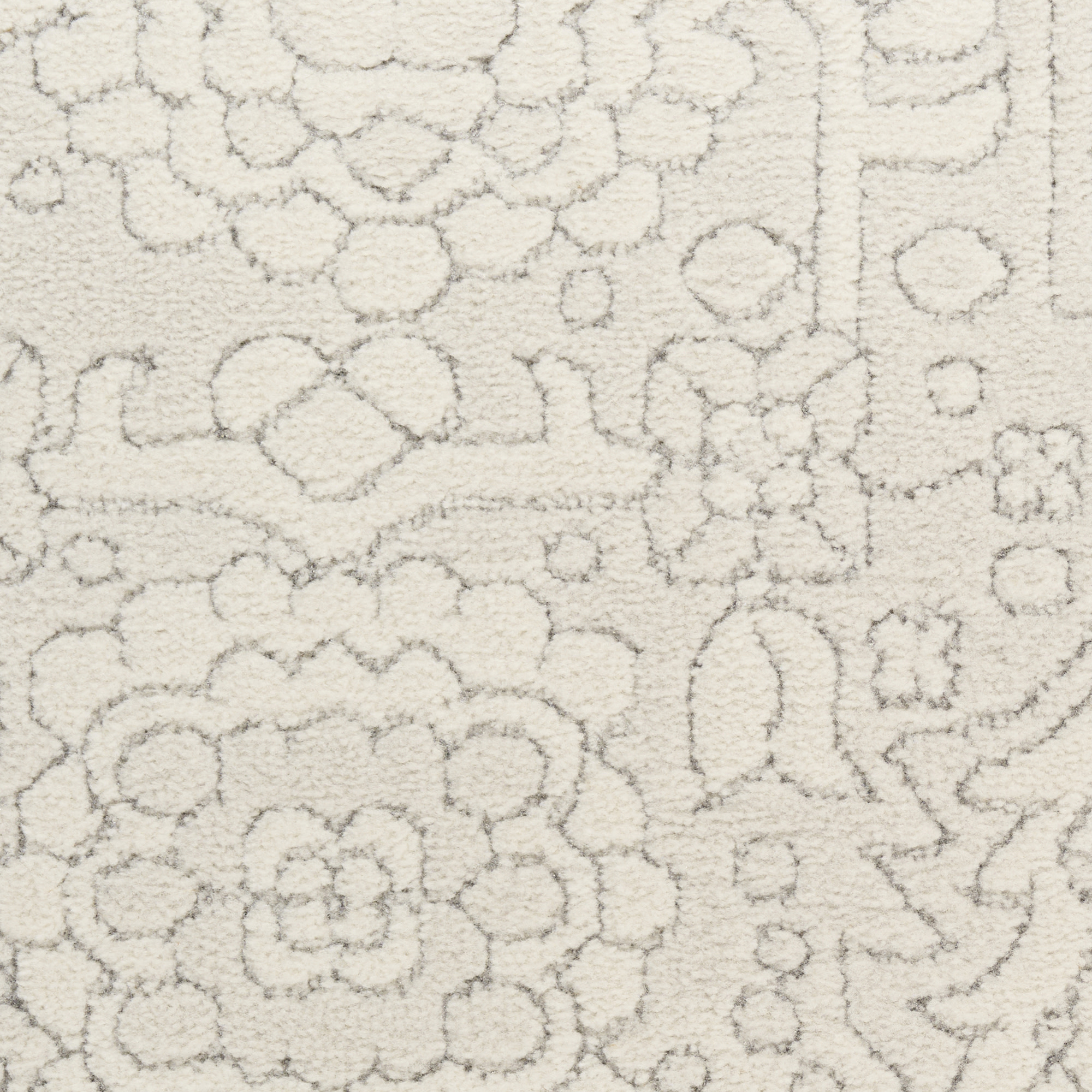 Nourison Grace 7'10" x 9'10" Ivory Light Grey Vintage Indoor Rug