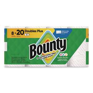 PG19274, Procter & Gamble, Bounty Select-a-Size, 60.48ft Kitchen Roll Towel, 2 ply, White