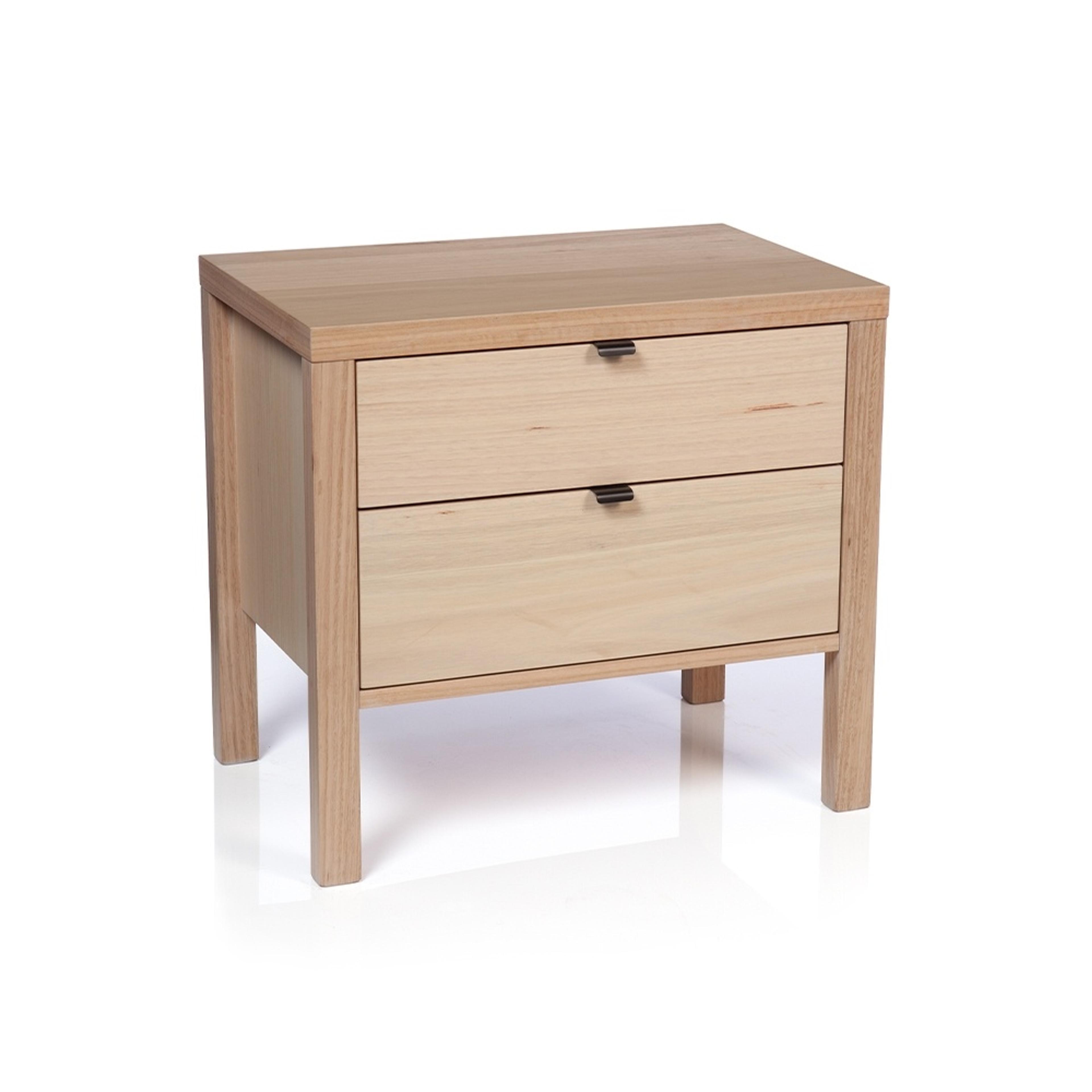 Product image of the  City X Bedside Table (2 Drawer), Snow from Forty Winks