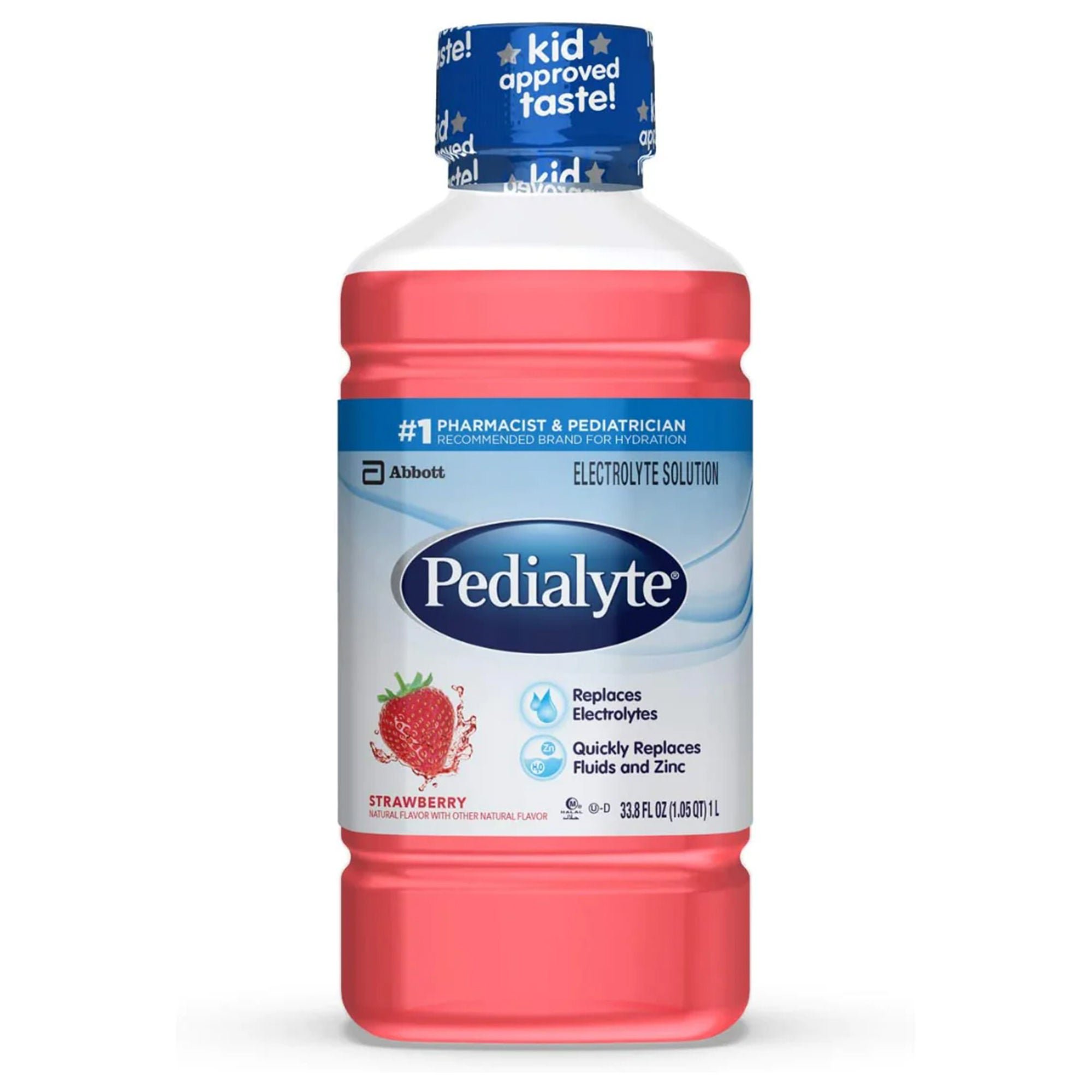 Pedialyte® Strawberry Electrolyte Solution, 1 Liter