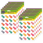 Teacher Created Resources&reg; Tropical Punch Pineapples Stickers, 120 Per Pack, 12 Packs TCR2158-12