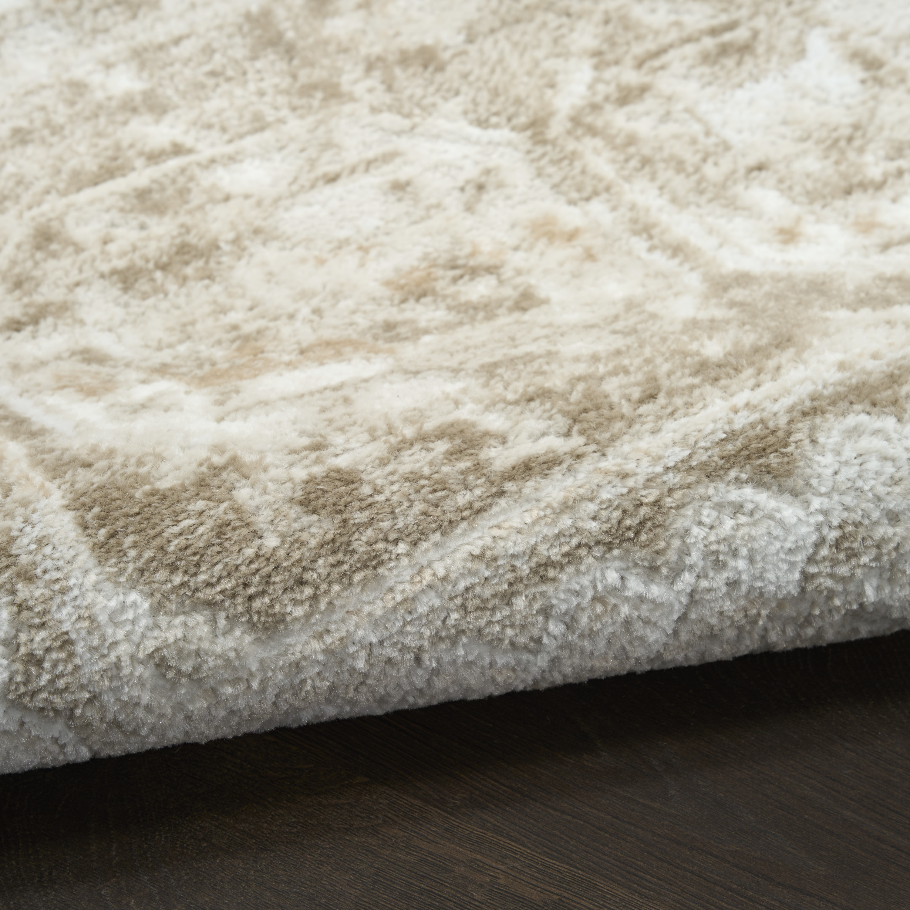 Nourison Dekor 5'3" x 7' Ivory Taupe Vintage Indoor Rug