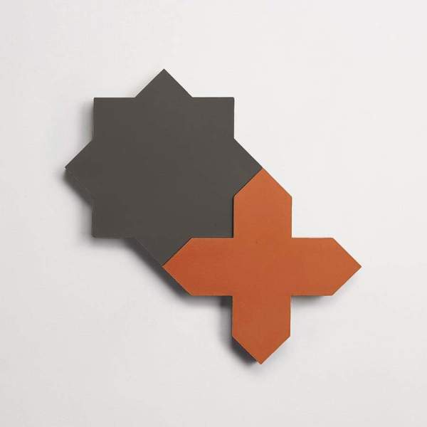 cement: pavimenti act I | grand ensemble | matte | charcoal + flowerpot | sample 