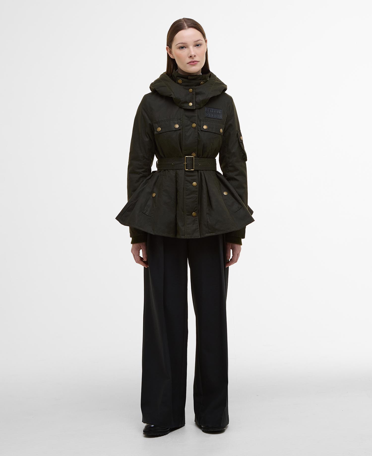 Barbour x ERDEM Datura Waxed Hood image number 3