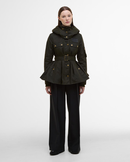 Barbour x ERDEM Datura Waxed Hood
