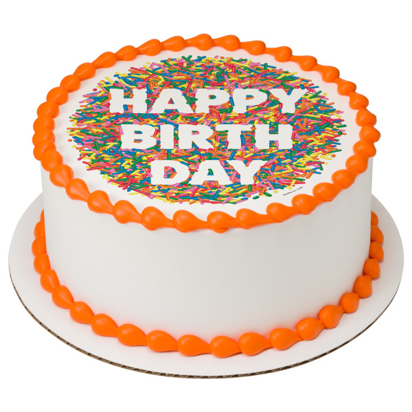 Happy Birthday PhotoCake® Edible Image®