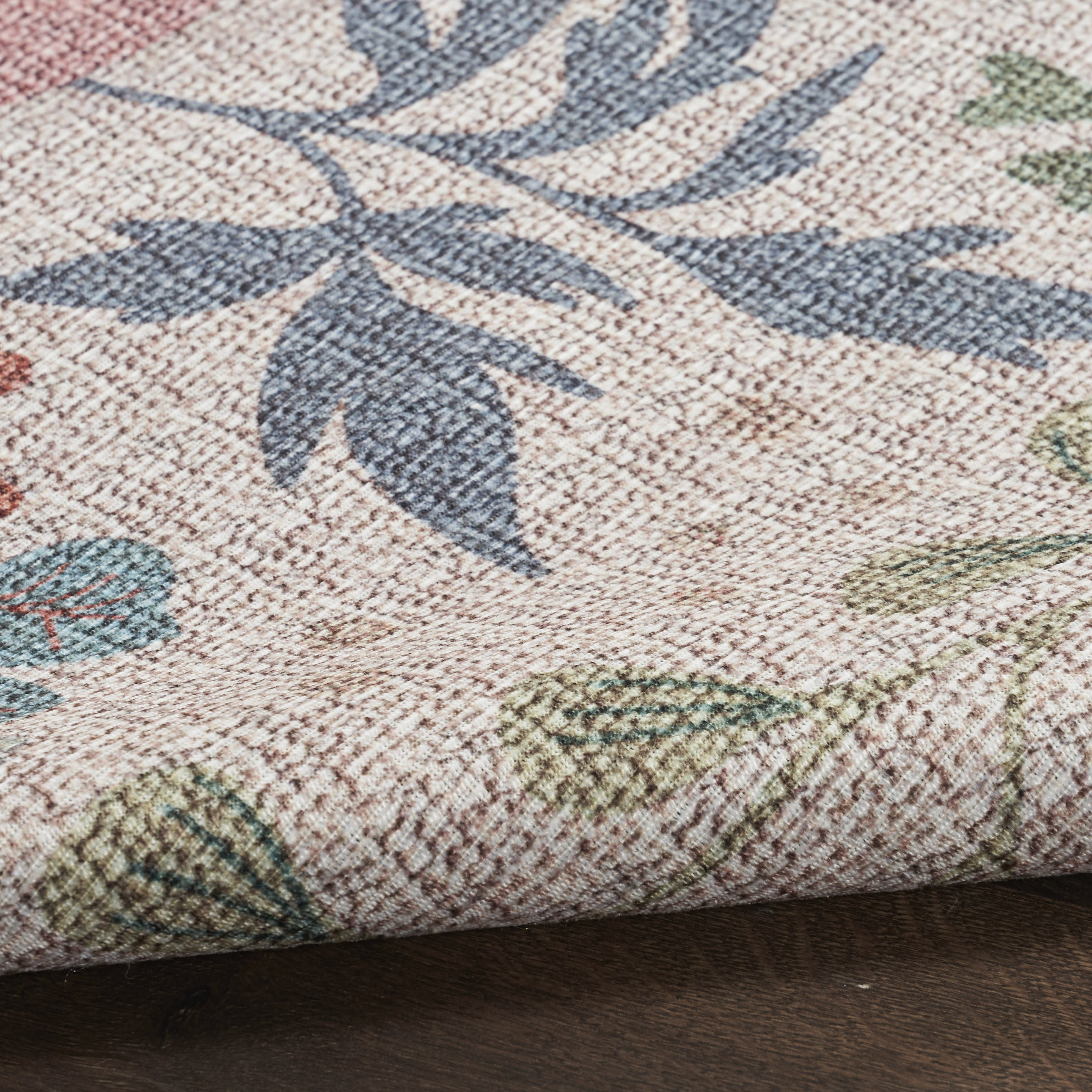 Nourison Nourison Washables 9'2" x 12' Cream Multicolor Farmhouse Indoor Rug