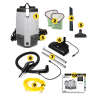 ProTeam, ProVac FS 6 w/ Commercial Power Nozzle Tool Kit, 14", Backpack Vacuum