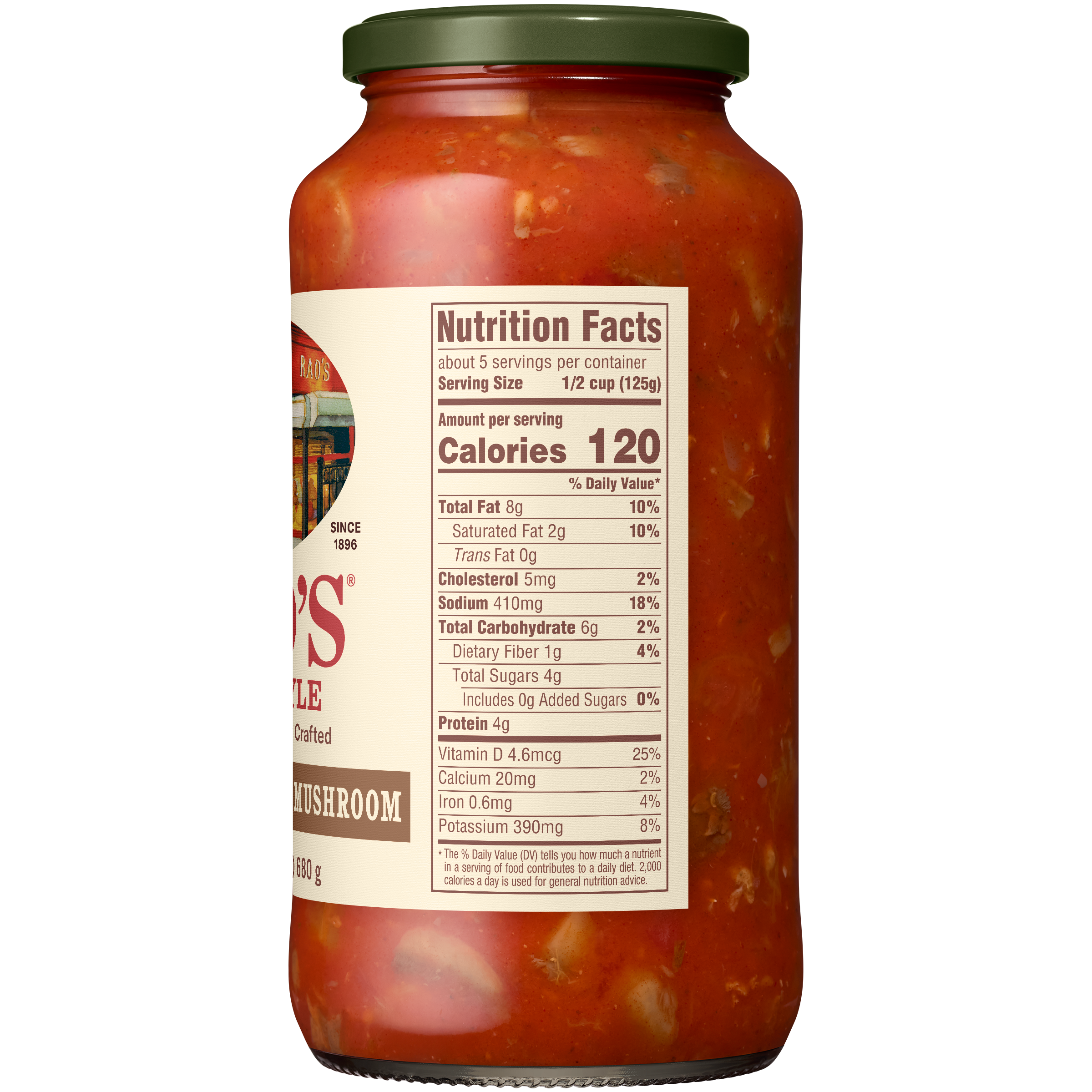 Sausage & Mushroom Sauce, 24 oz - Right Image