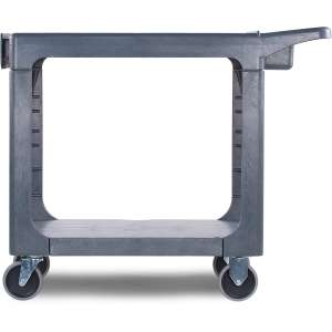 Carlisle,  2 Shelf Utility Cart, Gray
