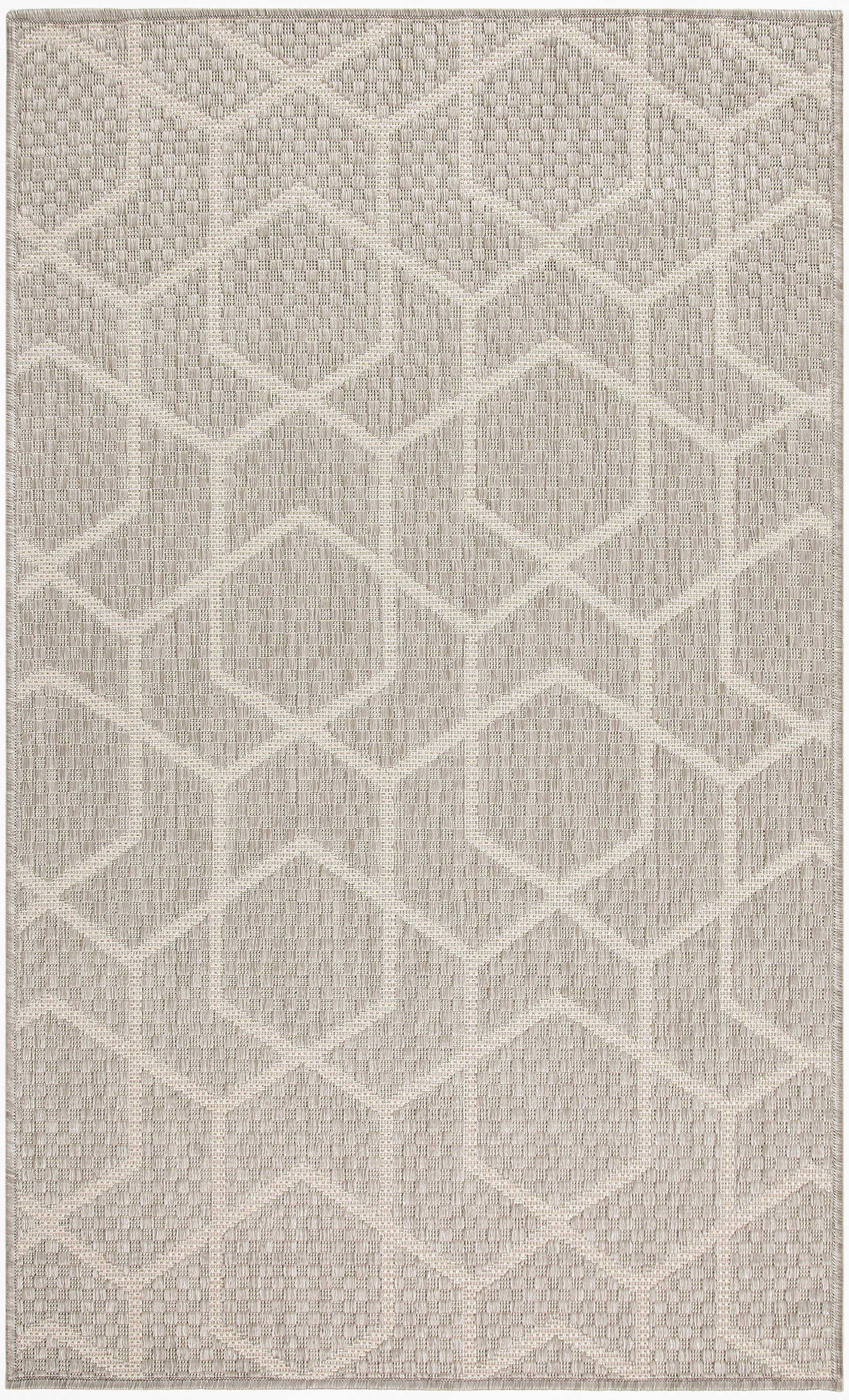Nourison Horizon Indoor/Outdoor 3' x 5' Grey Modern Rug