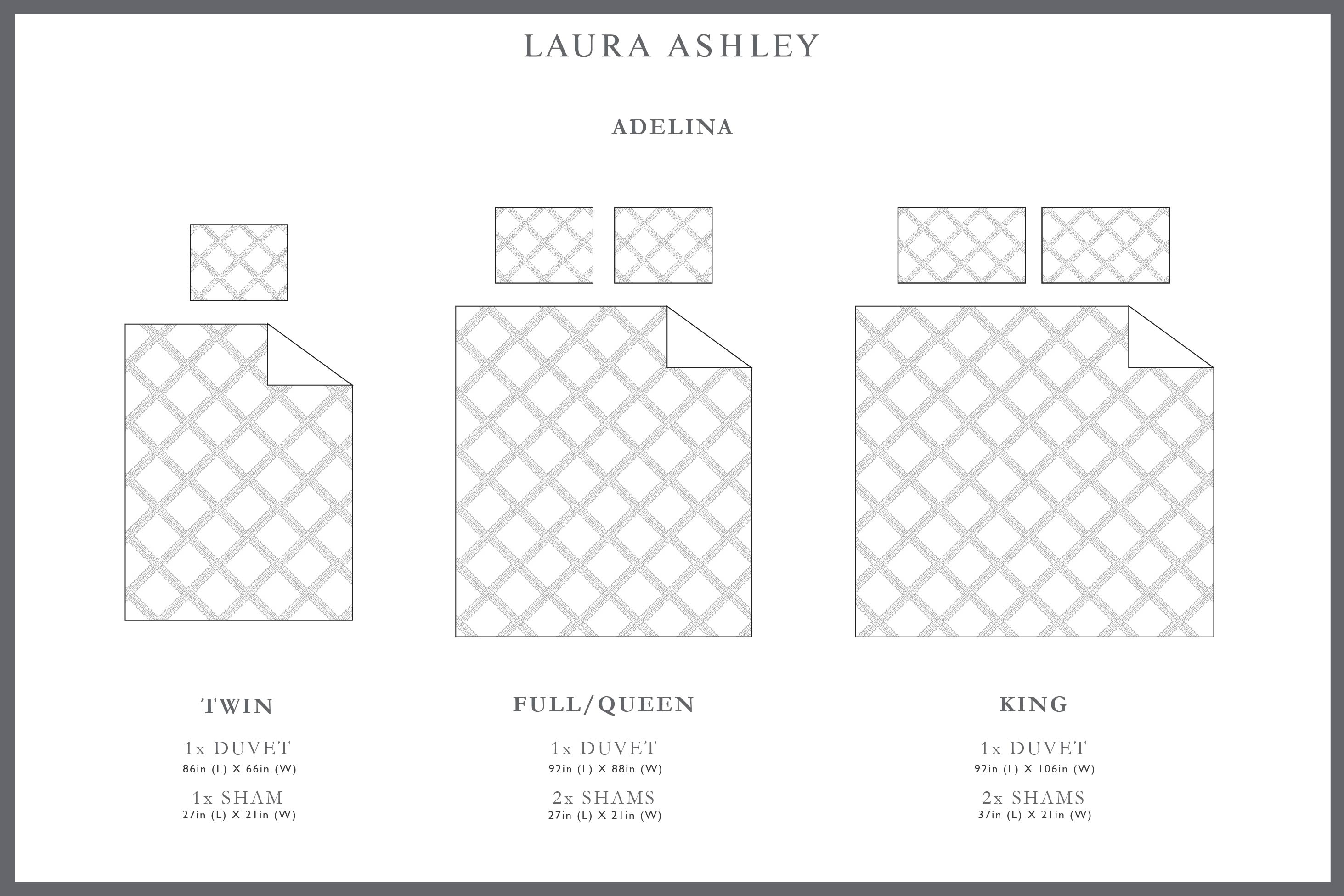 Laura Ashley Home Decor 100 Cotton Comforter & Sham Set eBay