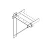 Triangular Support Bracket Black