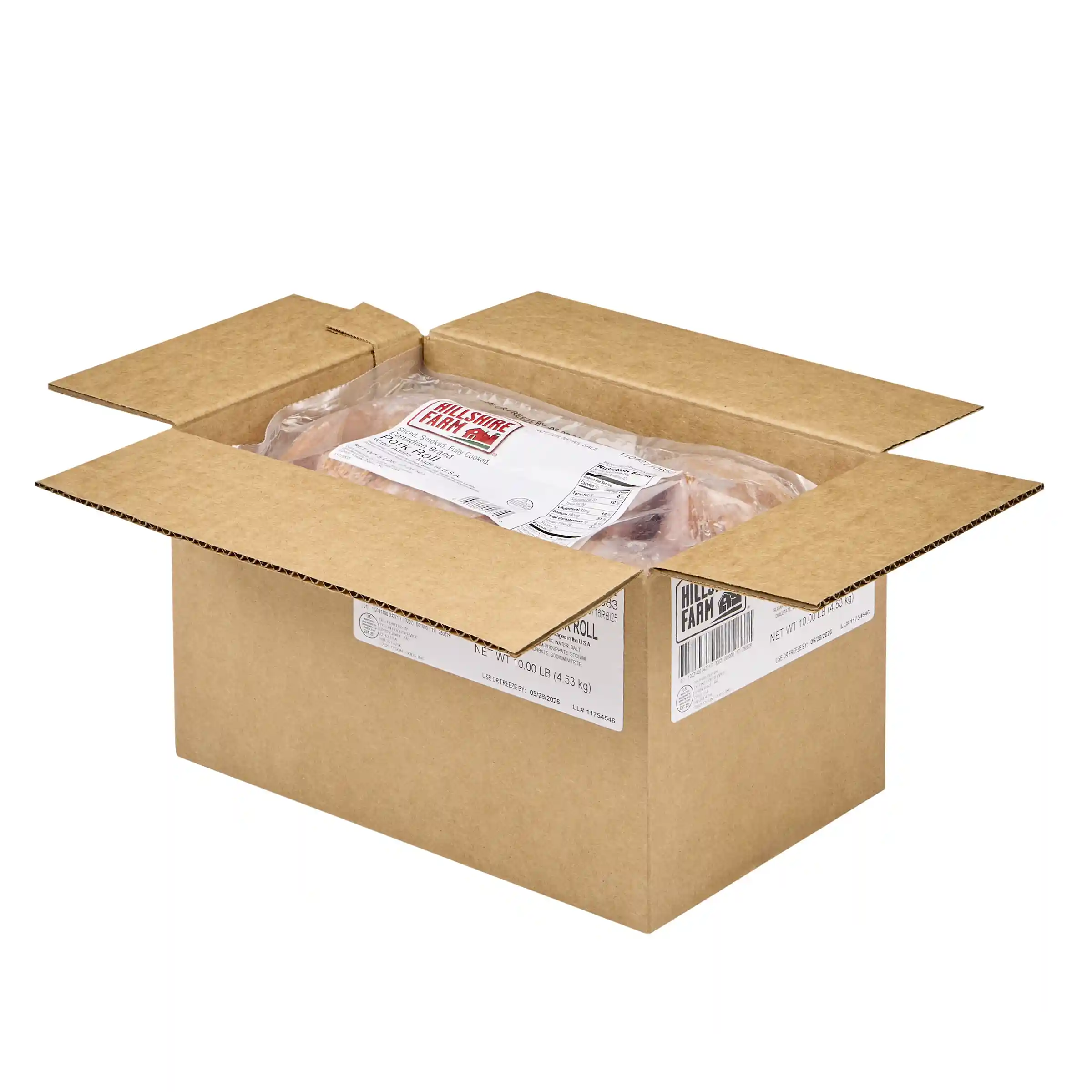 Hillshire Farm® Smoked Fully Cooked Sliced Canadian Brand Pork Roll_image_4