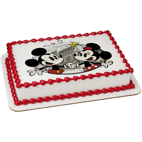 Mickey Mouse & Friends Cafe Minnie PhotoCake® Edible Image®