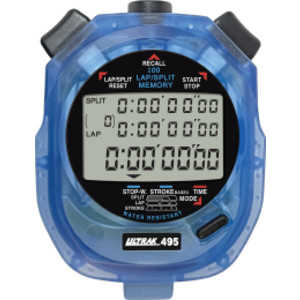 495 100 Memory Stopwatch, Blue