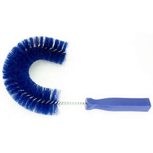 Carlisle, Sparta Spectrum, 11.5in, Color Coded Clean-In-Place Hook Brush, Polyester Bristles, Blue