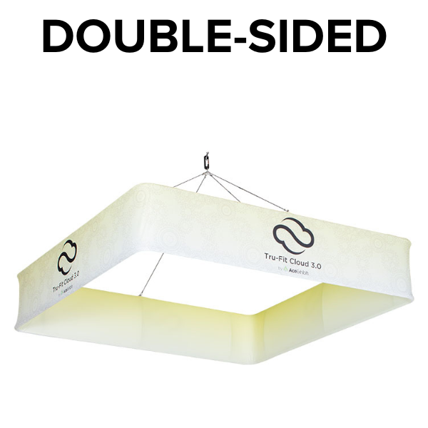 Square 10'w x 2'h Double-Sided