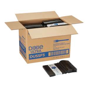 Dixie®, Ultra Smartstock Series-T, Polystyrene Fork Refill, Black