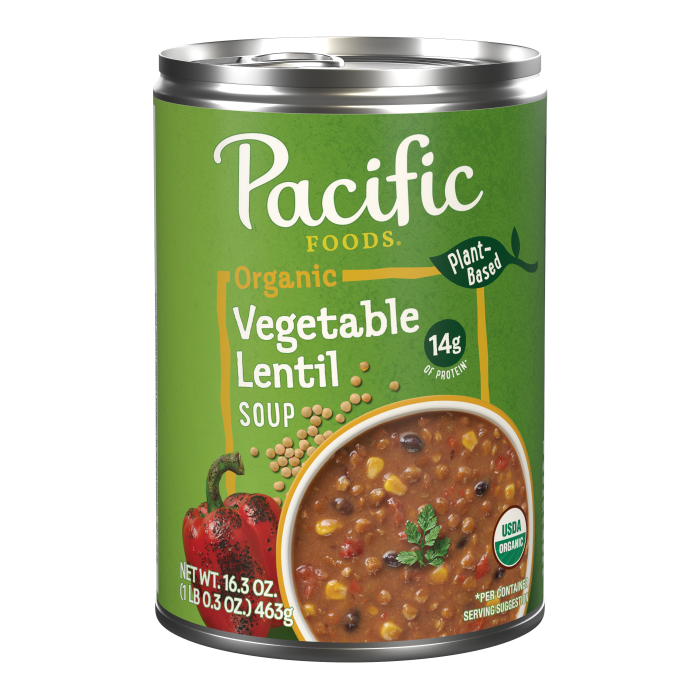 Organic Vegetable Lentil Soup
