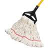 Hillyard, High Performance Blend Looped-End Wet Mop Head with 1.25" Headband, Large, Natural
