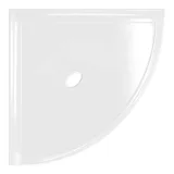 Retrofit Bath Accessoires Polished Bright White Flatback 10″ Corner Shelf